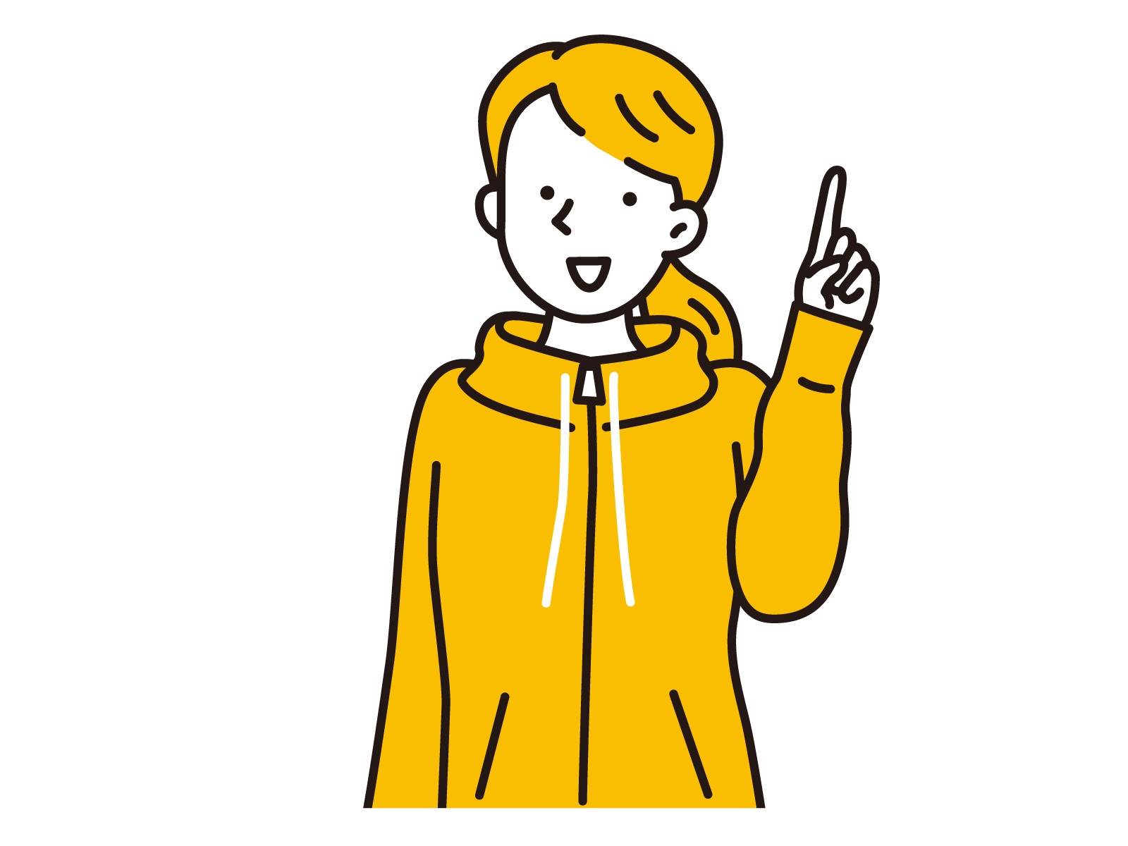 女子卒業生のイラスト